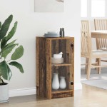 vidaXL Bufet Lemn vechi 35 x 37 x 76 cm Lemn compozit