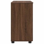 vidaXL Dulap de Baie cu sertar cu ușă Stejar închis 76,5 x 35 x 64 cm