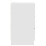 vidaXL Dulap de noapte cu sertar Alb 38 x 38 x 66 cm Lemn compozit