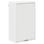 vidaXL Dulap de Baie Alb 39 x 23,5 x 65 cm Lemn compozit & Metal