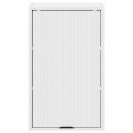 vidaXL Dulap de Baie Alb 39 x 23,5 x 65 cm Lemn compozit & Metal