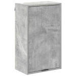 vidaXL Dulap de Baie Pe perete cu ușă Gri din beton 39 x 23,5 x 65 cm