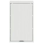 vidaXL Dulap de Baie Pe perete cu ușă Alb lucios 39 x 23,5 x 65 cm