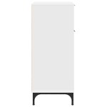 vidaXL Dulap de Baie Alb 39,5 x 36 x 88 cm Lemn compozit & Metal