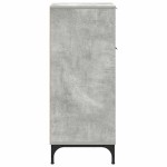 vidaXL Dulap de Baie cu sertar cu ușă Gri din beton 39,5 x 36 x 88 cm