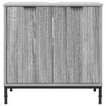 vidaXL Dulap pentru Chiuveta de Baie Gri Sonoma 60,5 x 33,5 x 61 cm