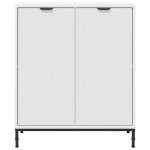 vidaXL Bufet Alb 69.5 x 33 x 82 cm Lemn compozit