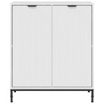 vidaXL Bufet Alb foarte lucios 69.5 x 33 x 82 cm Lemn compozit