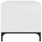 vidaXL Masă de cafea Alb foarte lucios 90 x 49 x 46 cm Lemn compozit