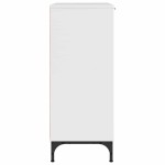 vidaXL Bufet Alb foarte lucios 89.5 x 33 x 82 cm Lemn compozit