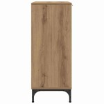 vidaXL Bufet stejar artizanal 89.5 x 33 x 82 cm Lemn compozit