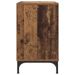 vidaXL Noptieră cu sertar Lemn vechi 63.5 x 36 x 61 cm Lemn compozit