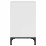 vidaXL Noptieră Alb foarte lucios 49 x 36 x 61 cm Lemn compozit