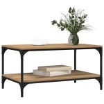 vidaXL Masă de cafea Stejar Artizanal 81 x 50 x 40 cm Lemn compozit