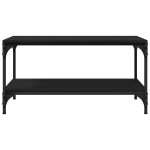 vidaXL Masă de cafea Stejar Negru 81 x 50 x 40 cm Lemn compozit