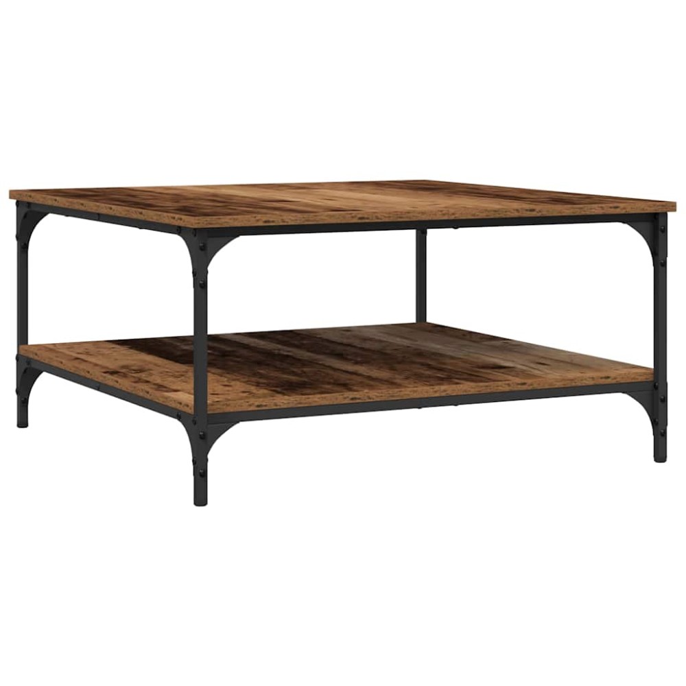 vidaXL Masă de cafea Lemn vechi 80 x 80 x 40 cm Lemn compozit