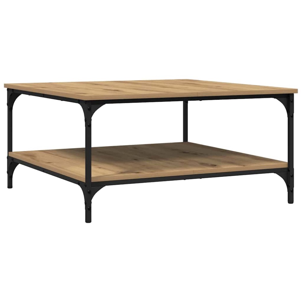 vidaXL Masă de cafea stejar artizanal 80 x 80 x 40 cm Lemn compozit