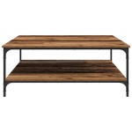 vidaXL Masă de cafea Lemn vechi 100 x 100 x 40 cm Lemn compozit