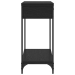 vidaXL Masă de consolă Stejar negru 100 x 34.5 x 75 cm Lemn compozit