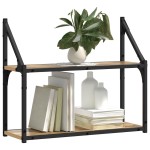 vidaXL Raft de perete stejar artizanal 60 x 21 x 51 cm Lemn compozit