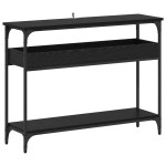 vidaXL Masă de consolă Stejar negru 100 x 29 x 75 cm Lemn compozit