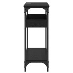 vidaXL Masă de consolă Stejar negru 100 x 29 x 75 cm Lemn compozit