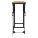 vidaXL Masă de consolă stejar artizanal 140 x 29 x 75 cm Lemn compozit