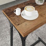 vidaXL Masă de Cafea cu Tăvi Lăsate 3 pcs Lemn vechi 50.5 x 35 x 53 cm