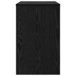 vidaXL Masă de cafea 3 pcs Stejar Negru Lemn compozit