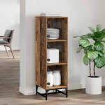 vidaXL Bufet Lemn vechi 35 x 37 x 117 cm Lemn compozit