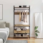 vidaXL Dulap cu raft stejar artizanal 89 x 39 x 184.5 cm Lemn compozit