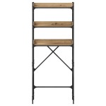 vidaXL Raft pentru mașină de spălat 67 x 25 x 163 cm Lemn compozit