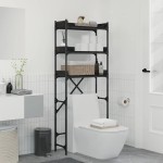 vidaXL Raft pentru mașină de spălat 67 x 25 x 163 cm Lemn compozit