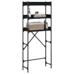 vidaXL Raft pentru mașină de spălat 67 x 25 x 163 cm Lemn compozit