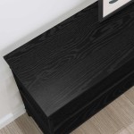 vidaXL Masă de consolă Stejar negru 100 x 32 x 75 cm Lemn compozit