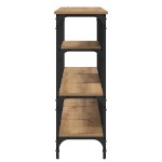 vidaXL Masă de consolă stejar artizanal 160 x 29 x 80 cm Lemn compozit