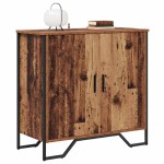vidaXL Bufet cu raft cu depozitare cu ușă Maro 78 x 35.5 x 74.5 cm Lemn compozit vidaXL Bufet cu raft cu depozitare cu ușă Maro 78 x 35.5 x 74.5 cm Lemn compozit