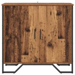 vidaXL Bufet cu raft cu depozitare cu ușă Maro 78 x 35.5 x 74.5 cm Lemn compozit vidaXL Bufet cu raft cu depozitare cu ușă Maro 78 x 35.5 x 74.5 cm Lemn compozit