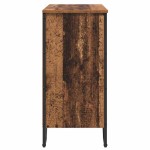 vidaXL Bufet cu raft cu depozitare cu ușă Maro 78 x 35.5 x 74.5 cm Lemn compozit vidaXL Bufet cu raft cu depozitare cu ușă Maro 78 x 35.5 x 74.5 cm Lemn compozit