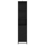 vidaXL Set de mobilier pentru baie Stejar Negru 35 x 37,5 x 166 cm