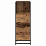 vidaXL Set de mobilier pentru baie Lemn Vechi 35 x 37,5 x 100 cm