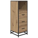 vidaXL Set de mobilier pentru baie Stejar Artizanal 35 x 37,5 x 100 cm