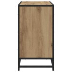 vidaXL Dulap de Baie Stejar Artizanal 65 x 33 x 60 cm Lemn compozit