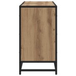 vidaXL Dulap de Baie Stejar Artizanal 80 x 33 x 60 cm Lemn compozit