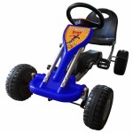 vidaXL Kart cu pedale Go Kart, albastru vidaXL Kart cu pedale Go Kart, albastru