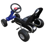 vidaXL Kart cu pedale Go Kart, albastru vidaXL Kart cu pedale Go Kart, albastru
