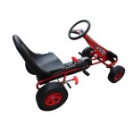 Kart copii cu pedale și scaun reglabil Roșu Kart copii cu pedale și scaun reglabil Roșu
