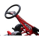Kart copii cu pedale și scaun reglabil Roșu Kart copii cu pedale și scaun reglabil Roșu
