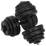 vidaXL Gantere, 2x15 kg vidaXL Gantere, 2x15 kg
