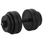 vidaXL 1 x Ganteră, 15 kg vidaXL 1 x Ganteră, 15 kg